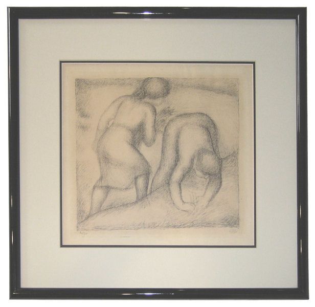 ARISTIDE MAILLOL Glaneuses Gleaners Lithograph