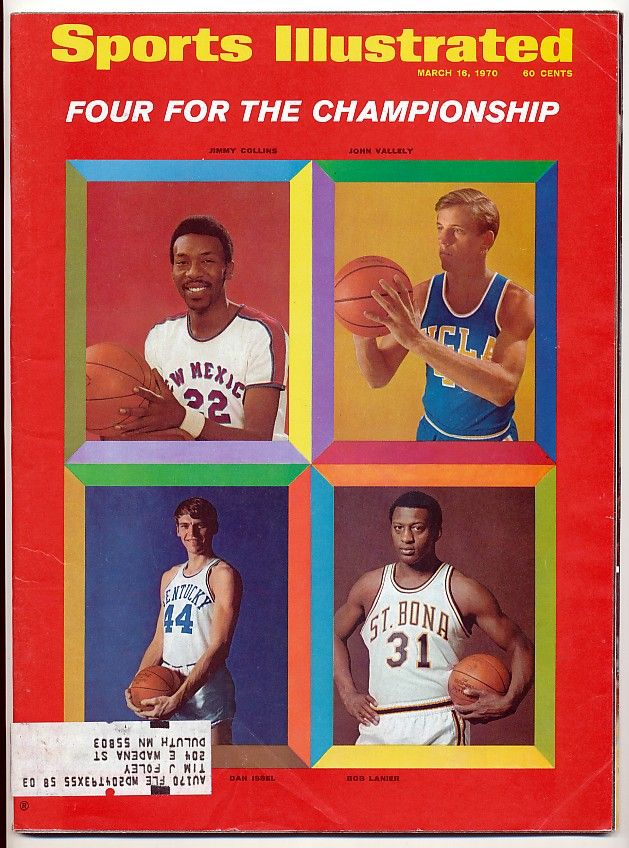 1970 Sports Illustrated Final Four NCAA Kentucky UCLA
