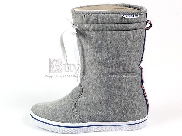 Adidas Honey Boot w Medium Grey White Blue High Classic Originals 2012 