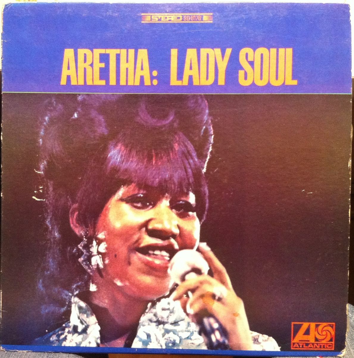 Aretha Franklin Lady Soul LP VG SD 8176 Vinyl 1968 Record 1st Press 