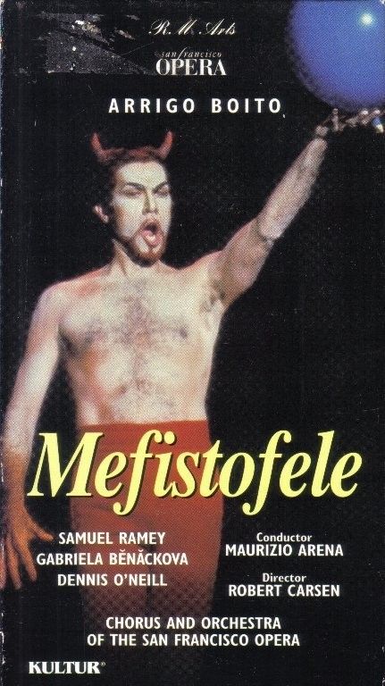 VHS Arrigo Boito Mefistofele Samuel Ramey