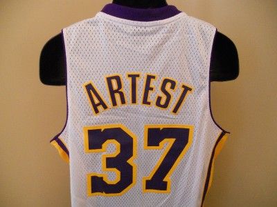 NEW Ron Artest #37 LA Lakers 4XLARGE 4XL ADIDAS SWINGMAN Sewn Jersey 