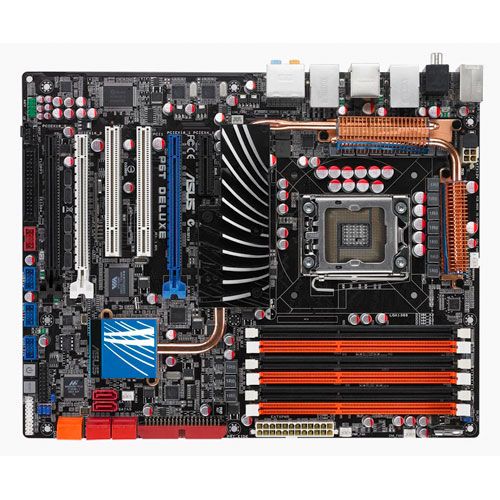 Asus P6T Deluxe Desktop Motherboard Socket 1366 Intel x58 ICH10R ATX 