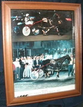   RACE HORSE PHOTO #7 DELANO W/OWNER ARTHUR K. BRELIA & GEORGE K. HINDS