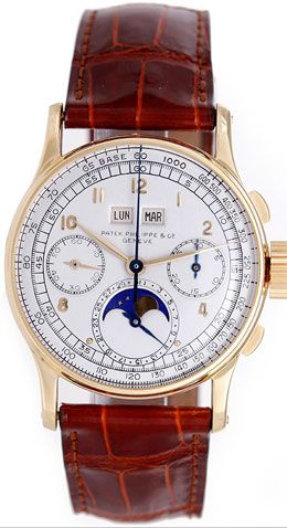 Rare Patek Philippe Ref. 1518 Perpetual Calendar Chronograph Moonphase 