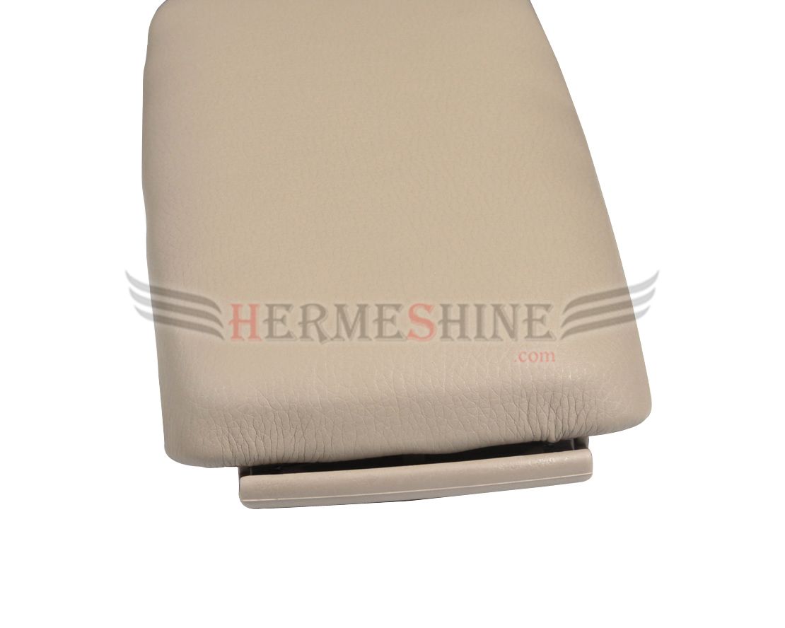 Leatherette Armrest Console Cover/Lid for Audi A6 A4 S4 Beige