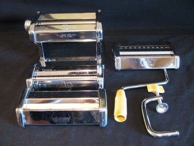 Atlas Marcato Pasta Maker Machine 3 Extra Dies Included Model 150 