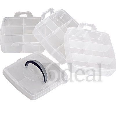 Nail Art Makeup Cosmetics Container Storage Box Case