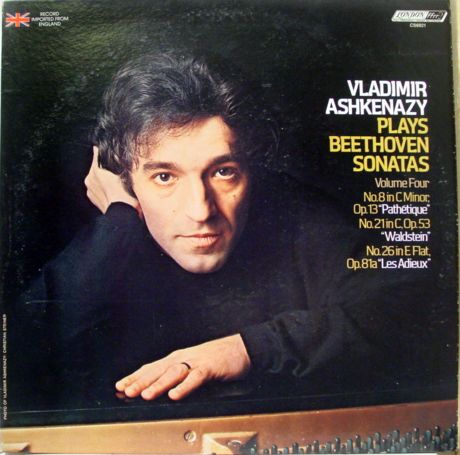 VLADIMIR ASHKENAZY beethoven sonatas vol four LP UK Mint  CS 6921 