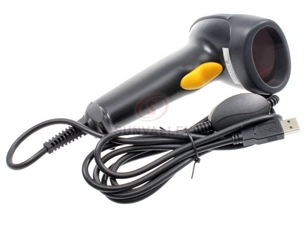 AUTOMATIC USB LASER BAR CODE BARCODE SCANNER READER 9800 BLACK