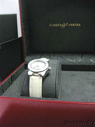 Carrera Carrera Diamond Steel Avalon Watch $7500.00 Retal NEW NR