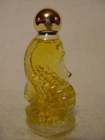 Vintage 80s Avon Sea Horse Miniature Decanter Occur Cologne w Box