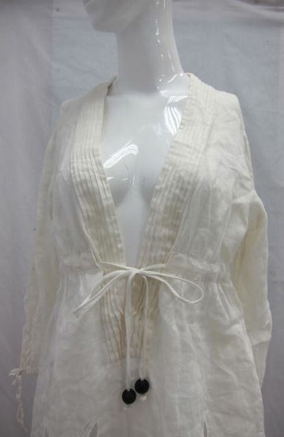 Diane Von Furstenberg Lace Linen Swim Dress Size M