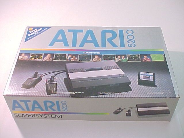 ATARI 5200 SYSTEM MINT WITH PROTECTIVE TAPE STILL ON AND 6 GAMES