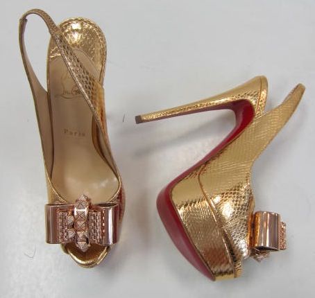   Christian Louboutin Metal Nodo 150 Ayers Pumps $2395 38