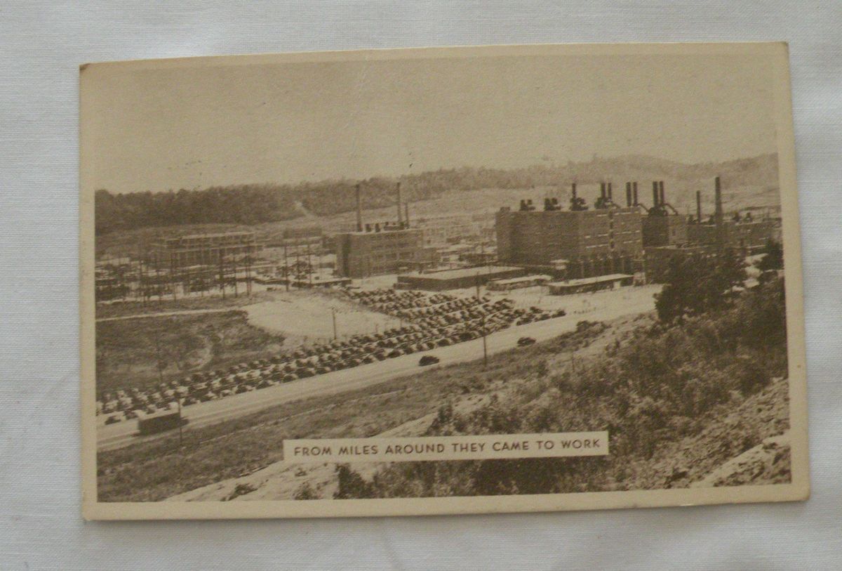   Tennessee TN Atomic City 1946 Manhattan Project Atomic Bomb