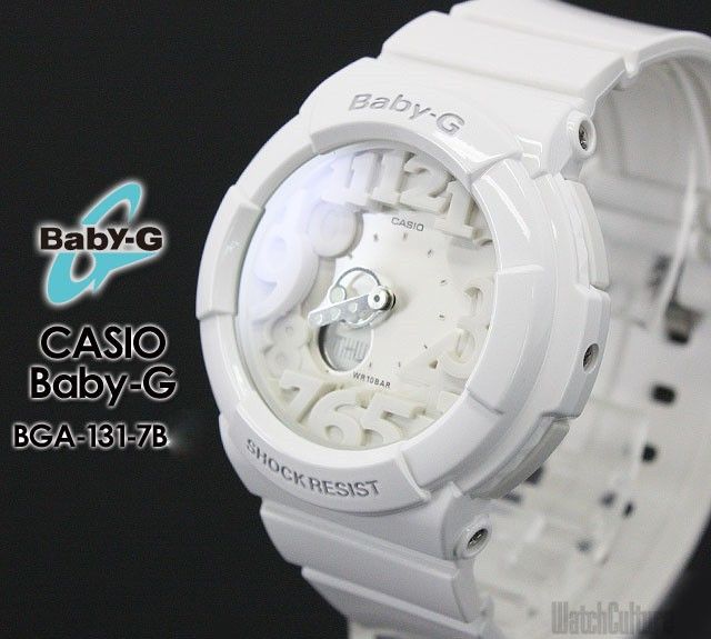 Casio Baby G Neon Dial Ladies Watch BGA131 BGA 131 7B