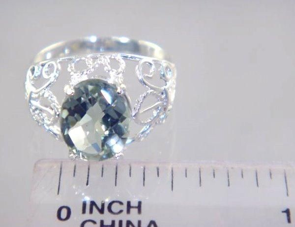 stone type green amethyst approximate stone size 10x8mm approximate 