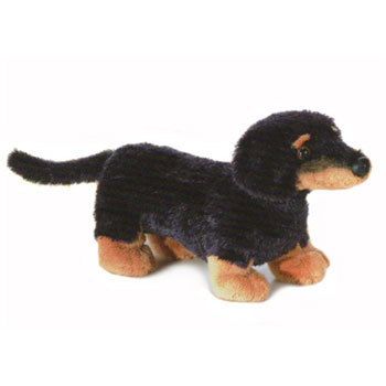 Aurora World Plush Mini Flopsie VIENNA the Daschund Dog 9 inch Stuffed 