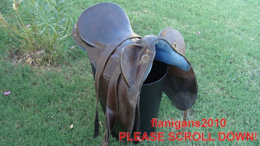 Leather Aussie Saddle Lots of PhotoS