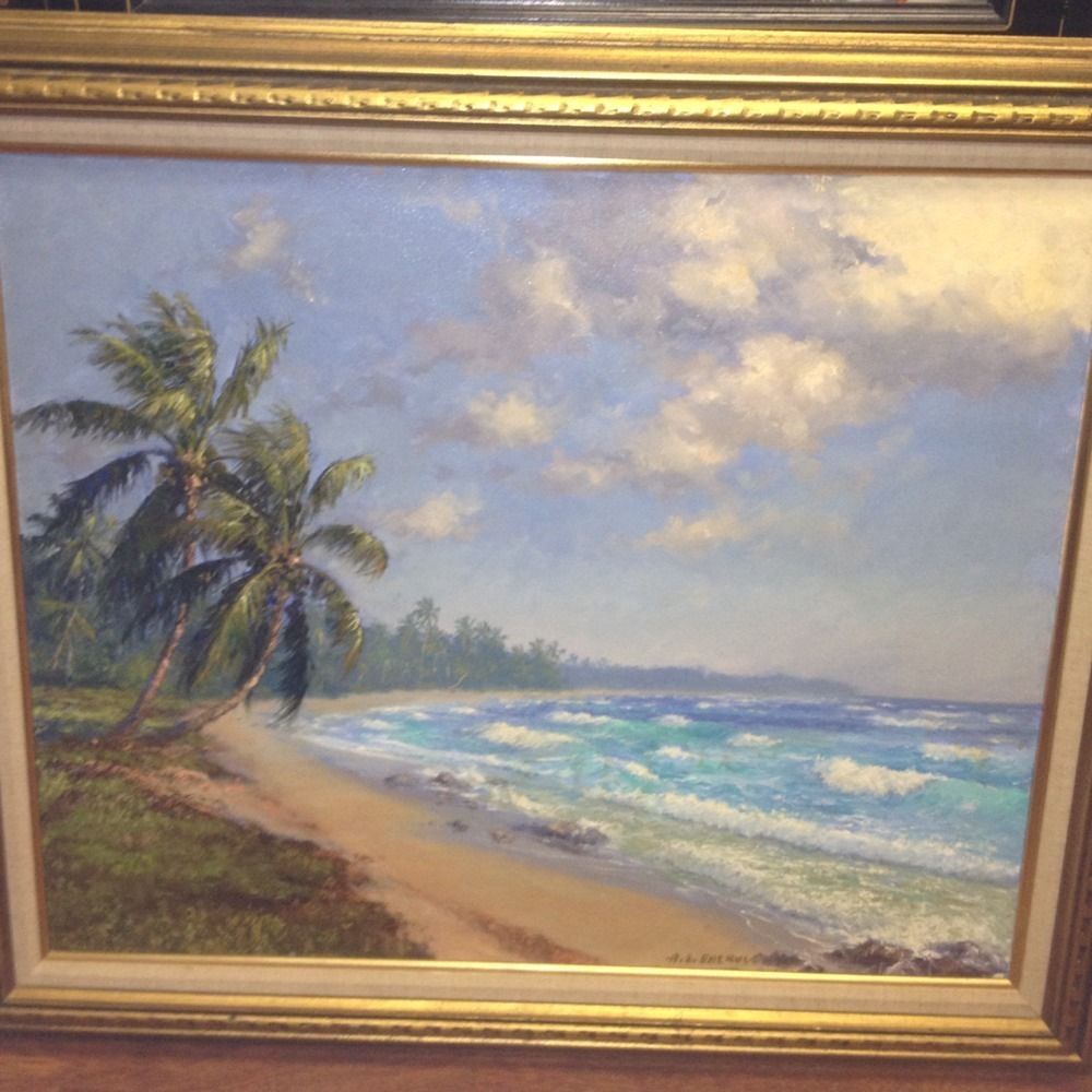 Backus Florida Painting Circa 1965