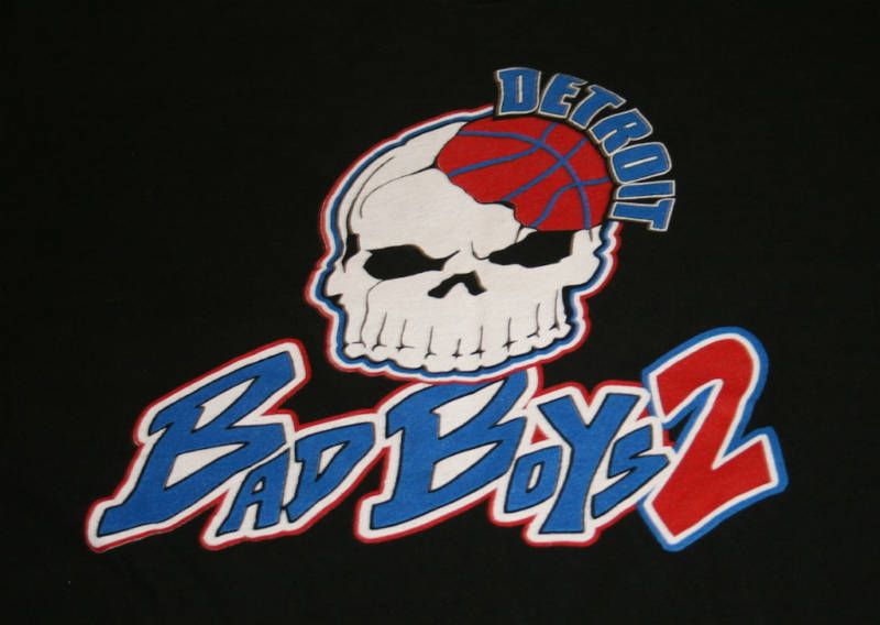 Bad Boys 2 Shirt Detroit Pistons RARE Medium