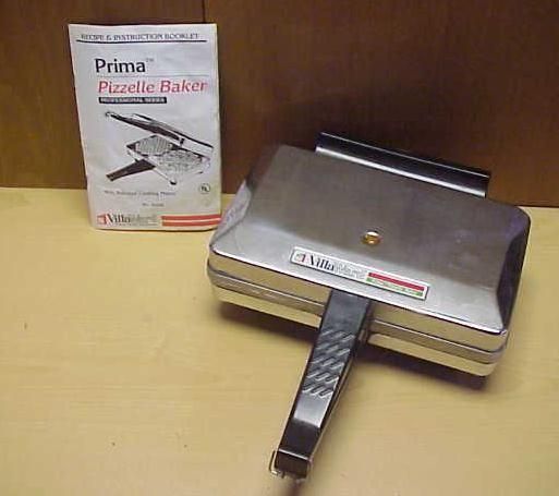 Villaware Prima Professional Series Pizzelle Baker 5000