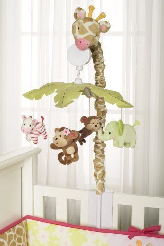 Carters Jungle Jill Relaxing Musical Mobile Baby Crib