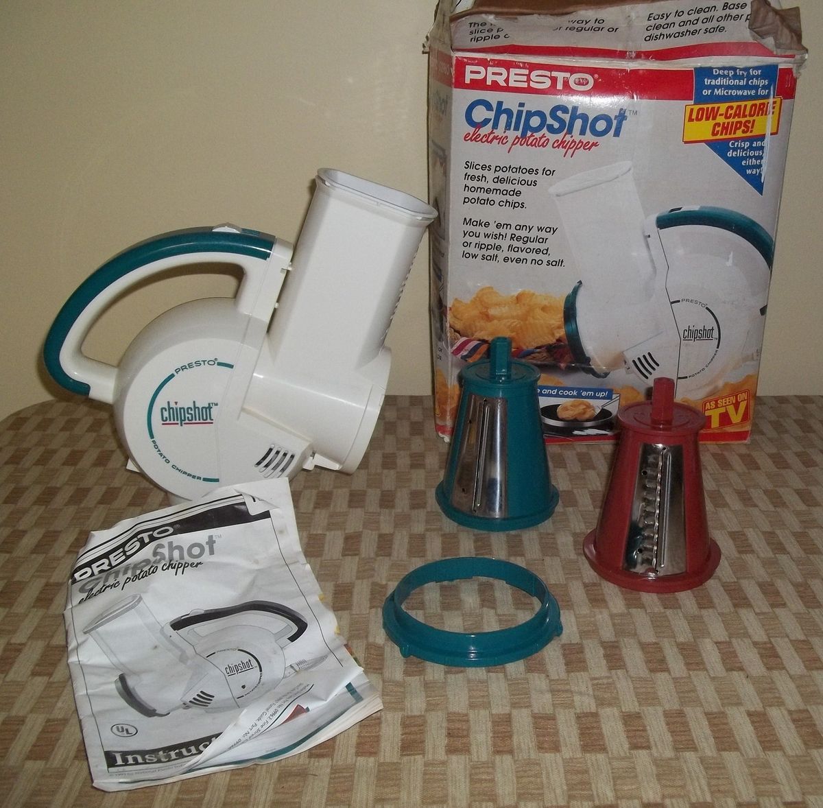    Electric Potato CHIP MAKER chipper MICROWAVE DEEP FRY BAKE 09260