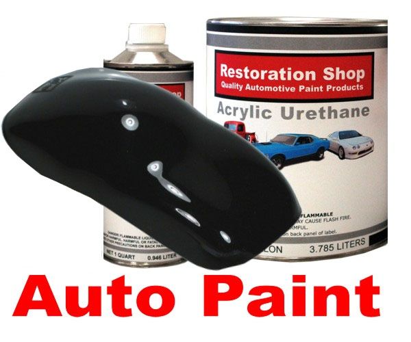 Super Gloss Jet Black Acrylic Urethane Auto Paint Kit