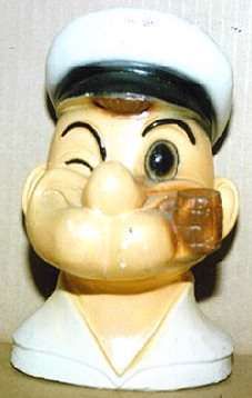 POPEYE chalkware bank. from BANCO NACIONAL DE MEXICO