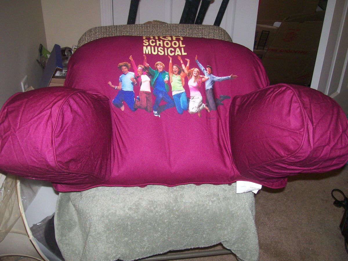 High School Musical Backrest Bed PIllow For Video Game Play NEW