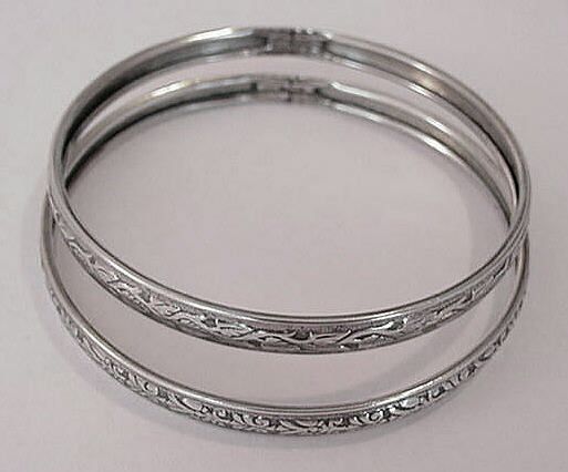 danecraft vintage sterling silver bangle bracelets please scroll 