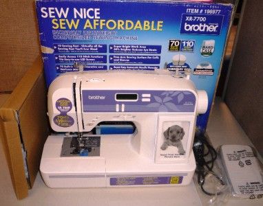 Brother Computerized Sewing Machine XR 7700