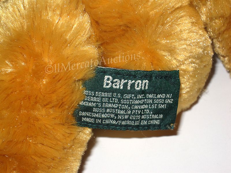 Russ Berrie Barron Stuffed Plush Teddy Bear Toy 35642