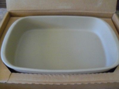   Chef Stoneware Rectangular Baker with Recipe Inst Booklet