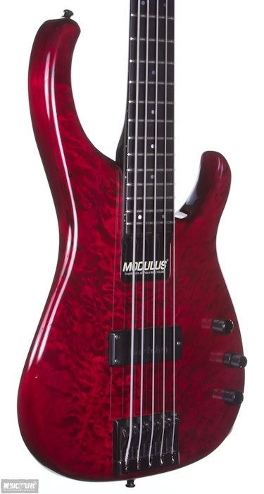 MODULUS Q5 BASS   QUANTUM 5 STRING BASS  MAPLE TOP   BARTOLINI PICKUP 