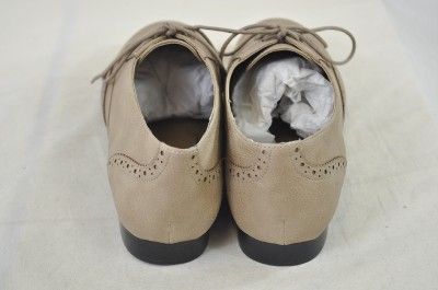 Barefoot Tess bft Louisville Taupe Wingtip Lace Up Oxford