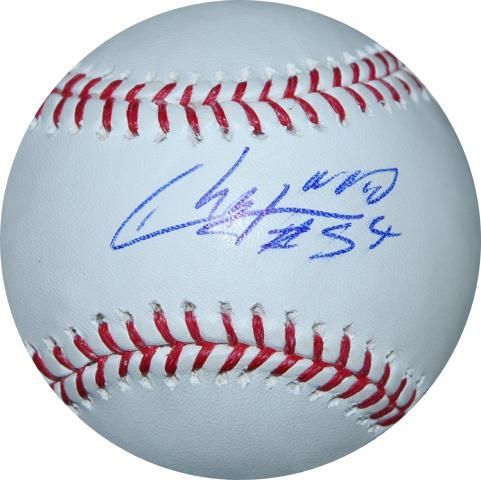 Aroldis Chapman Autographed Major League Baseball Cincinnati Reds CFS 