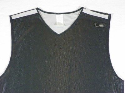   Reversible Mesh Tank Sz Medium Tall Black White Basketball MT