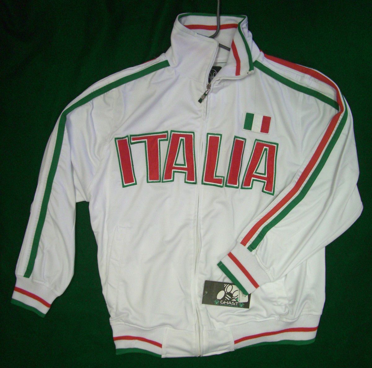   Italy Jacket Brand New Warm Up Soccer Track Basketball Adult XL