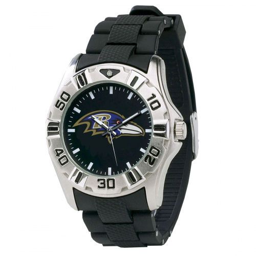 Baltimore Ravens NFL Football Wrist Watch Wristwatch Stainless Steel 