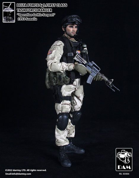 Hot 1/6 DAM Toys BHD Sgt FC TF Ranger Eric Bana Head Sculpt (24)