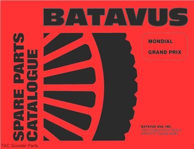 batavus mondial grand prix moped parts manual