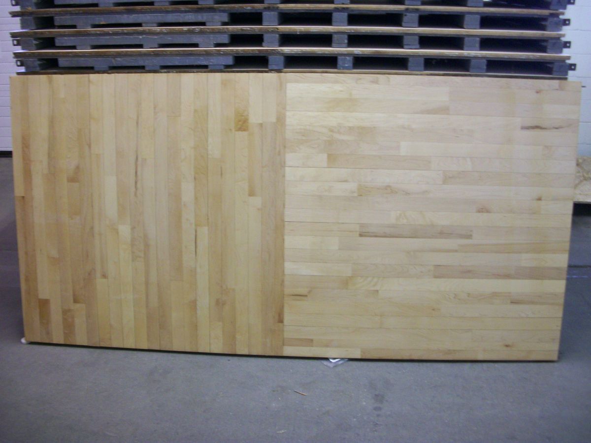 One Panel of Basketball Court Flooring from Carver Hawkeye Arena