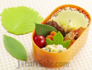 Leaf Bento silicone reusable food divider baran 5 pcs