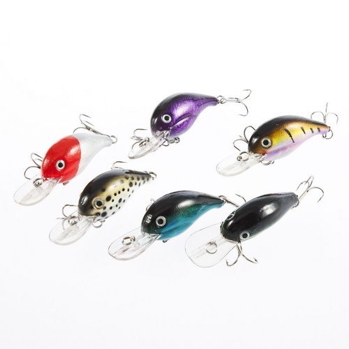   Sinking Fishing Lure Crankbait Tackle Hook Crank Bait Bass