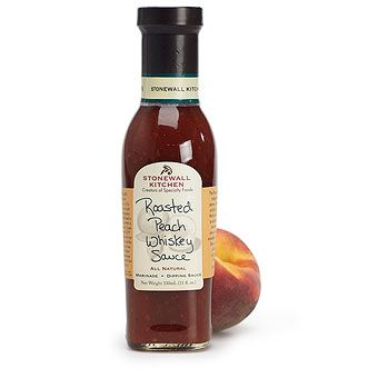   Kitchen 2 Bottles Roasted Peach Whiskey Sauce Marinade