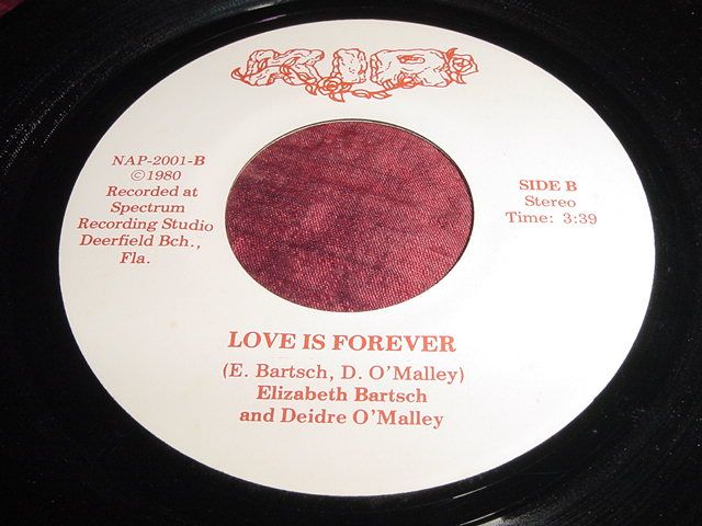 RARE Soul 45 Elizabeth Bartsch Deidre O Malley So Blind Autographed 