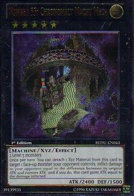 1x Number 33 Chronomaly Machu Mech   REDU EN043   Ultimate Rare   1st 